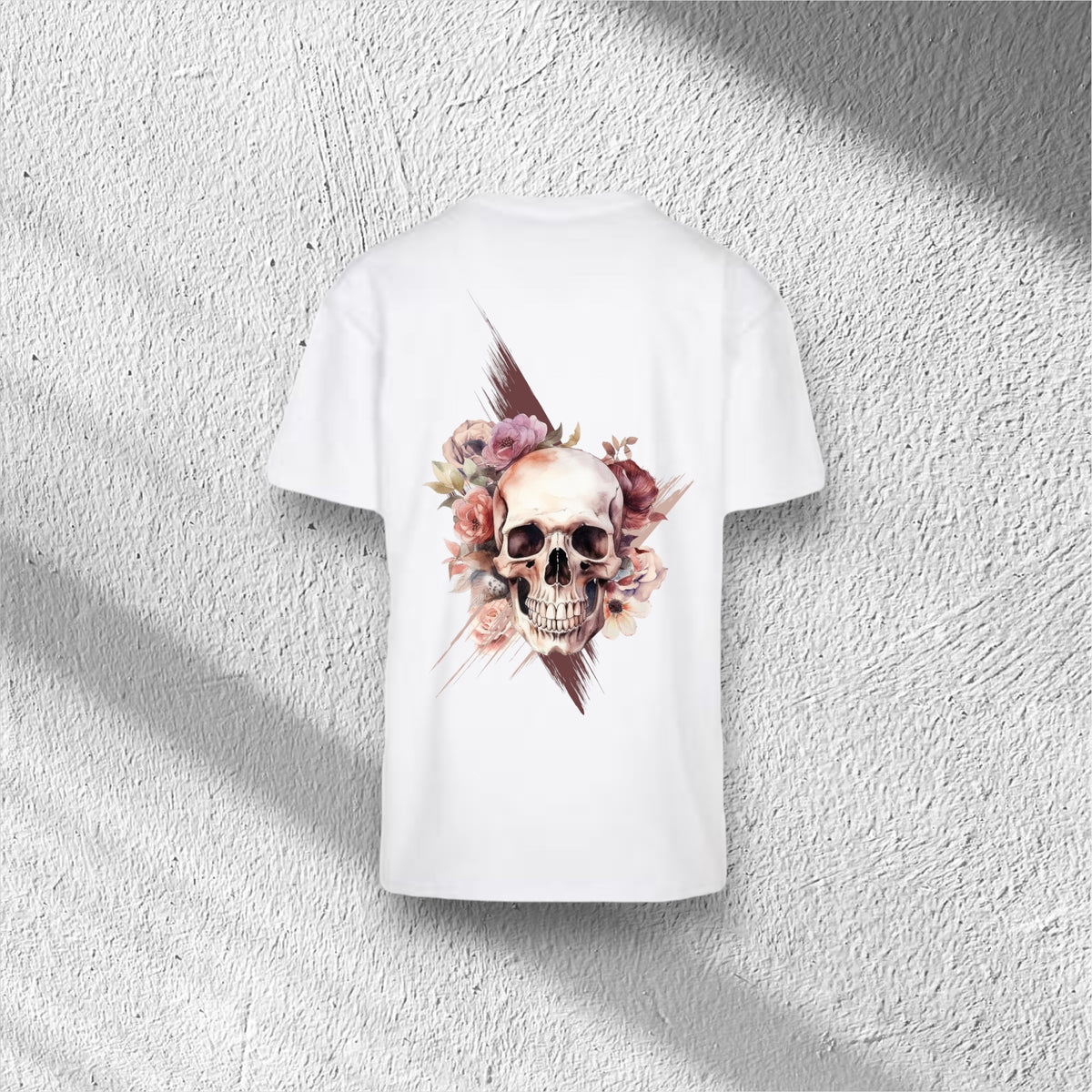 Flower Skull | Heavy Oversize Tee Unisex