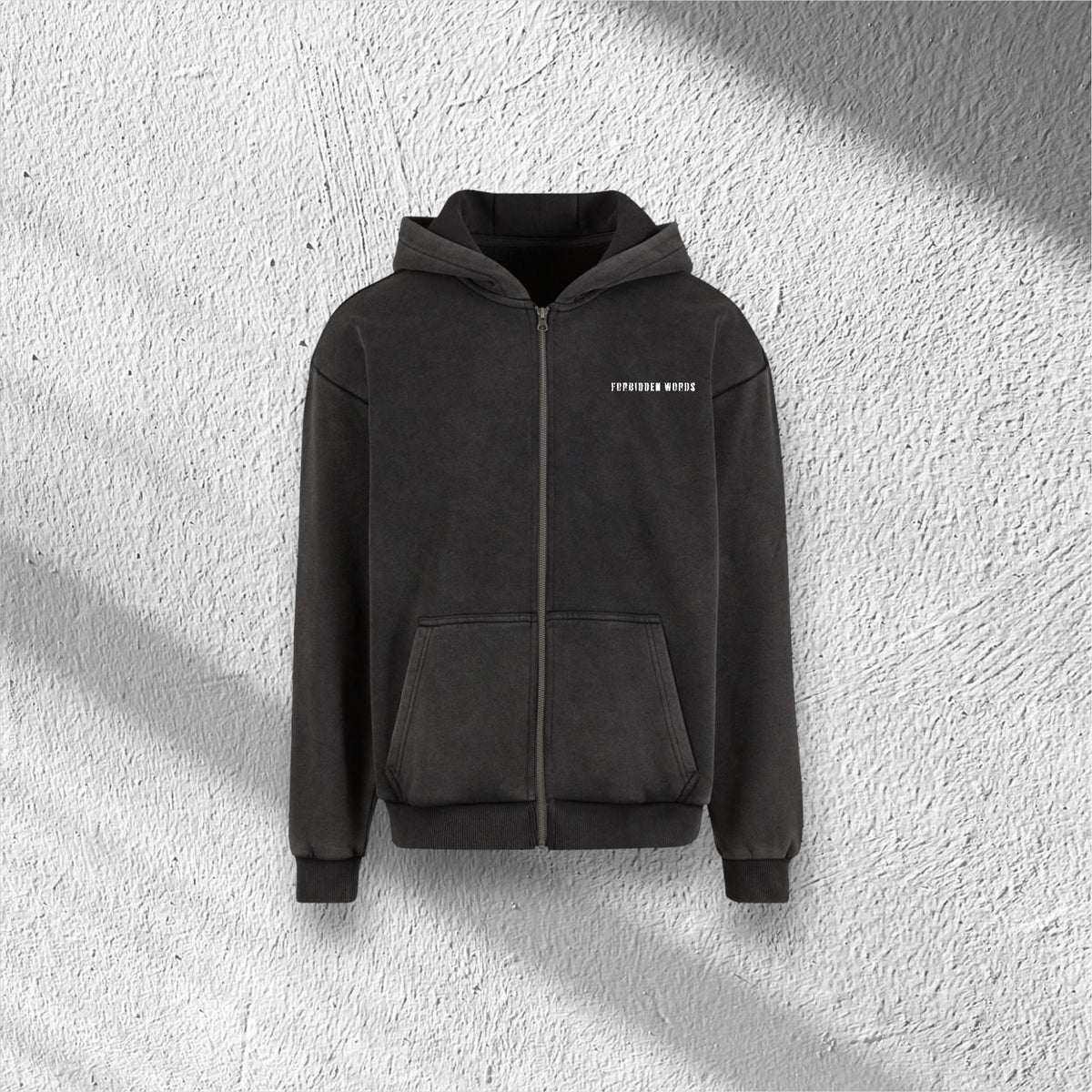 Vintage Heavy Zip Hoodie