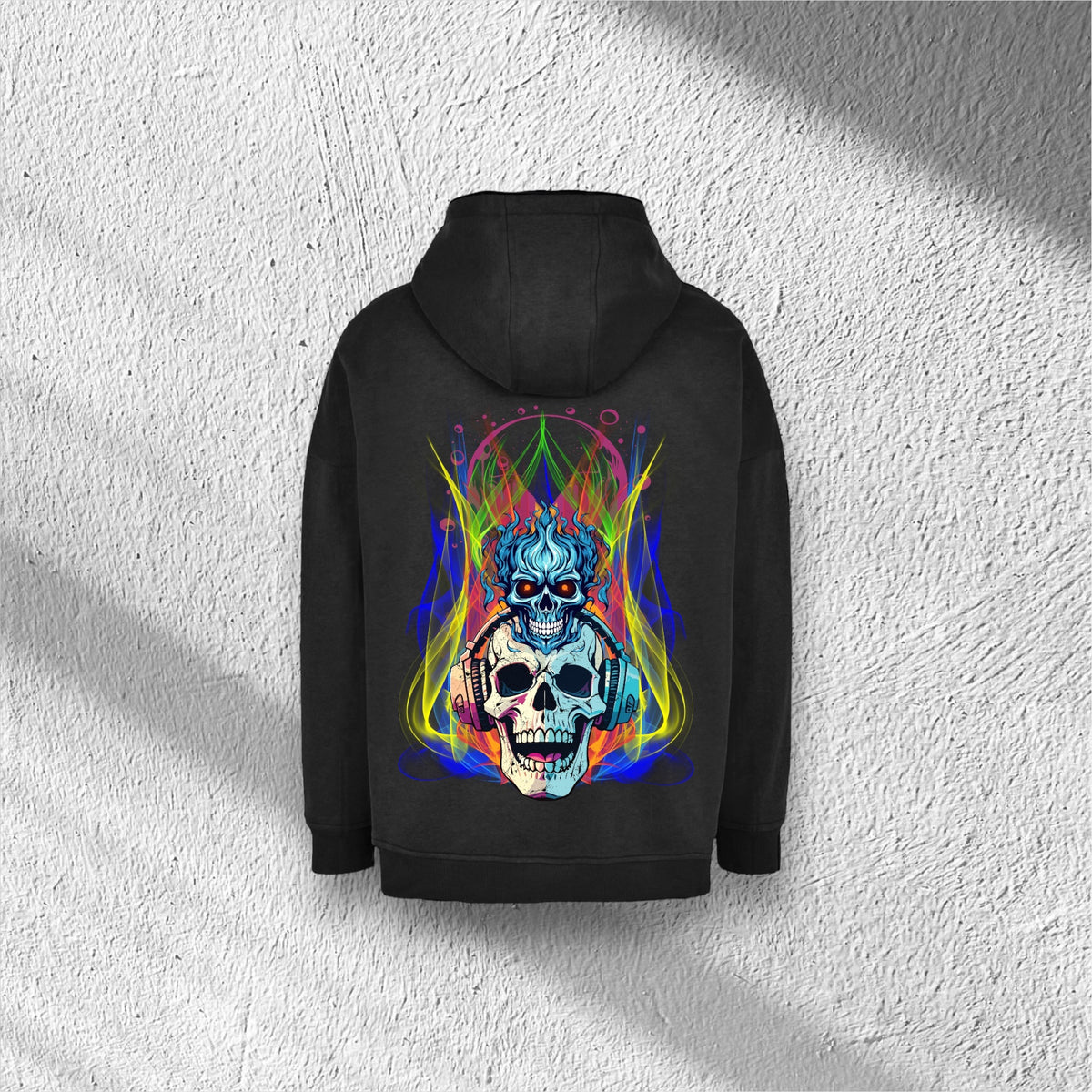 Burning Warlock | Oversized Cut On Sleeve Hoody