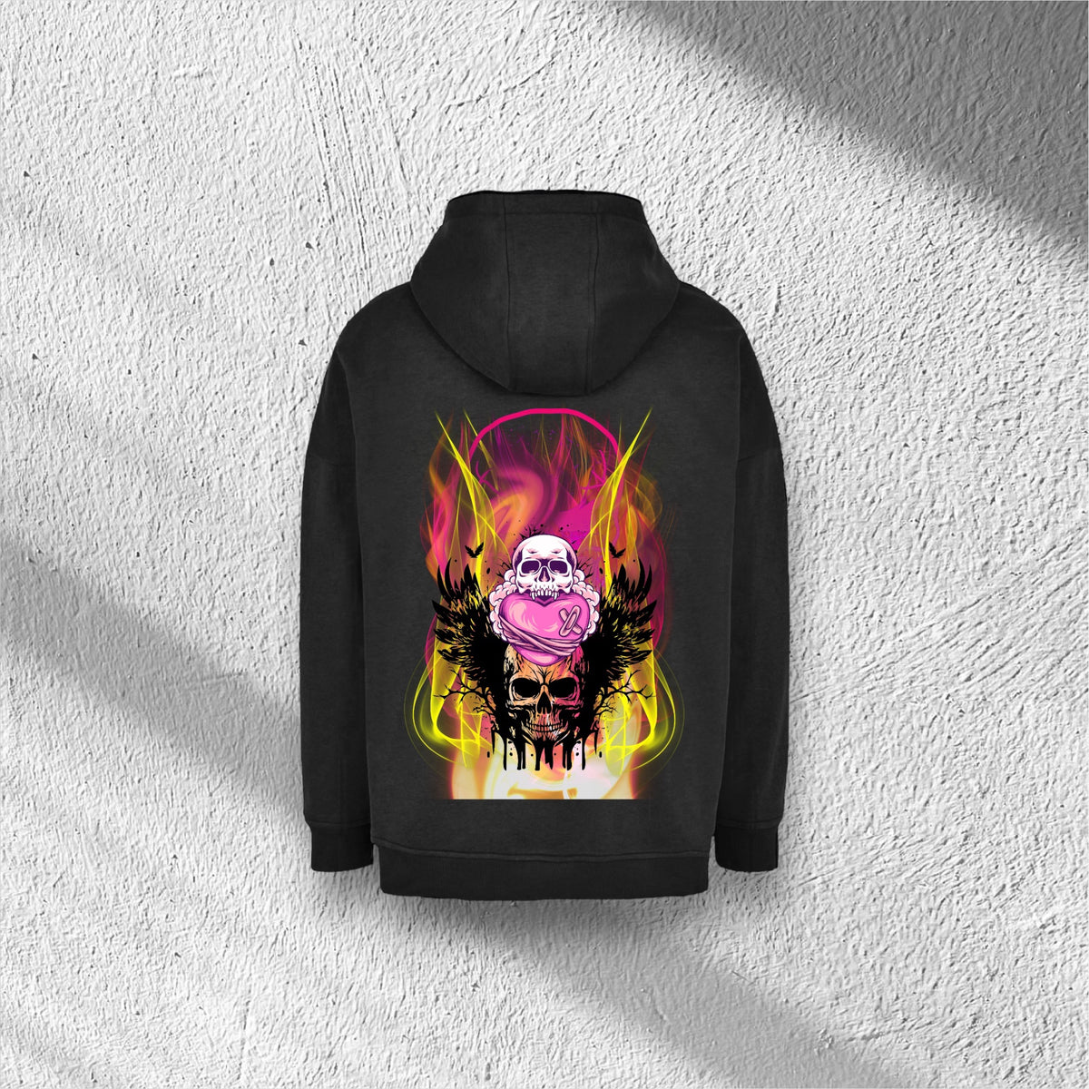 Burning Witches | Oversized Cut On Sleeve Hoody