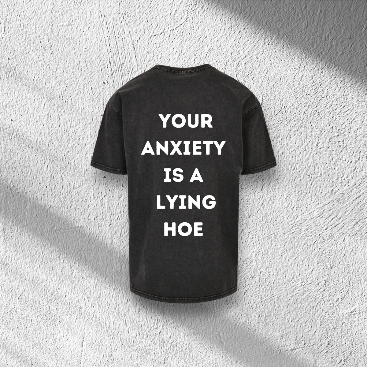 Lying Hoe | Acid Washed Heavy Oversize Tee