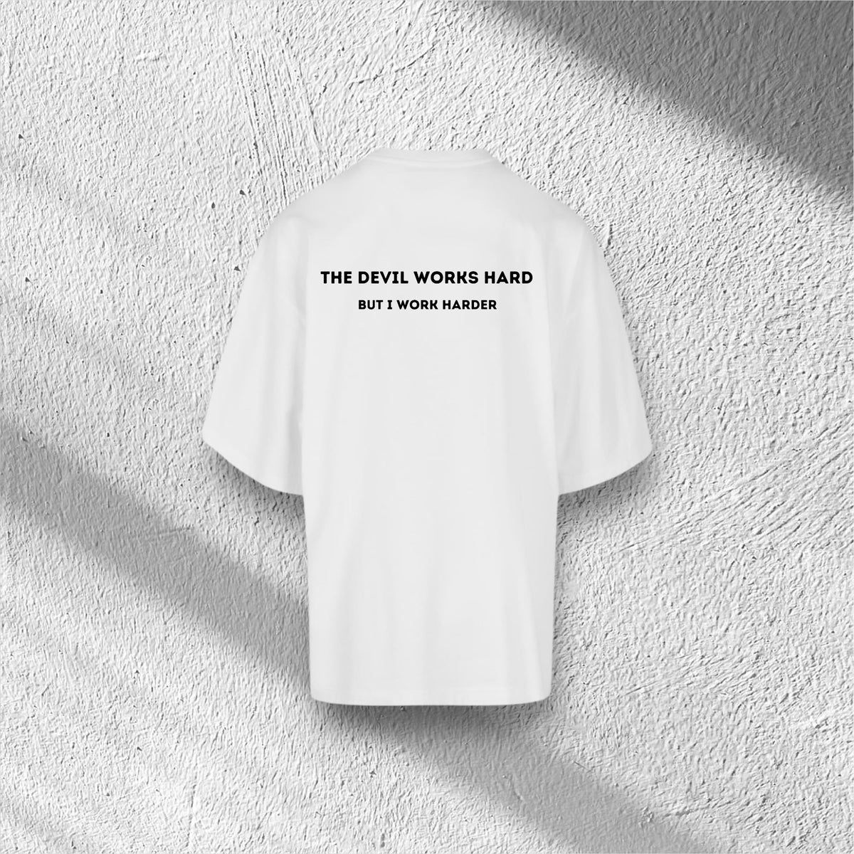 Devil Works Hard | Huge Tee